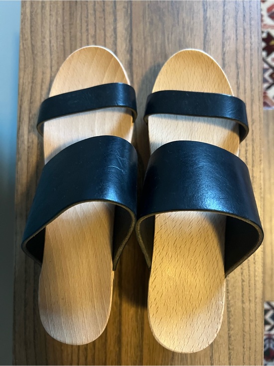 ZUZII Shoes - ZUZII Los Angeles| Lennox Wooden Black Clog Sandals